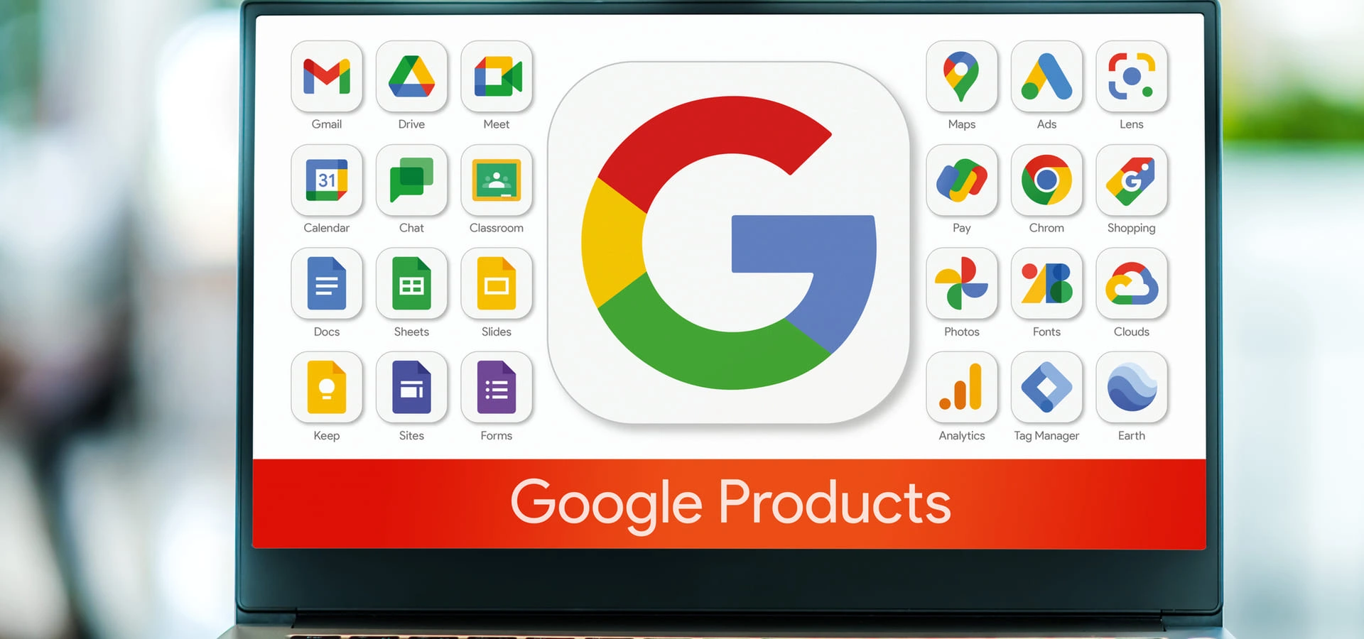 atelier Google - toutes les applications